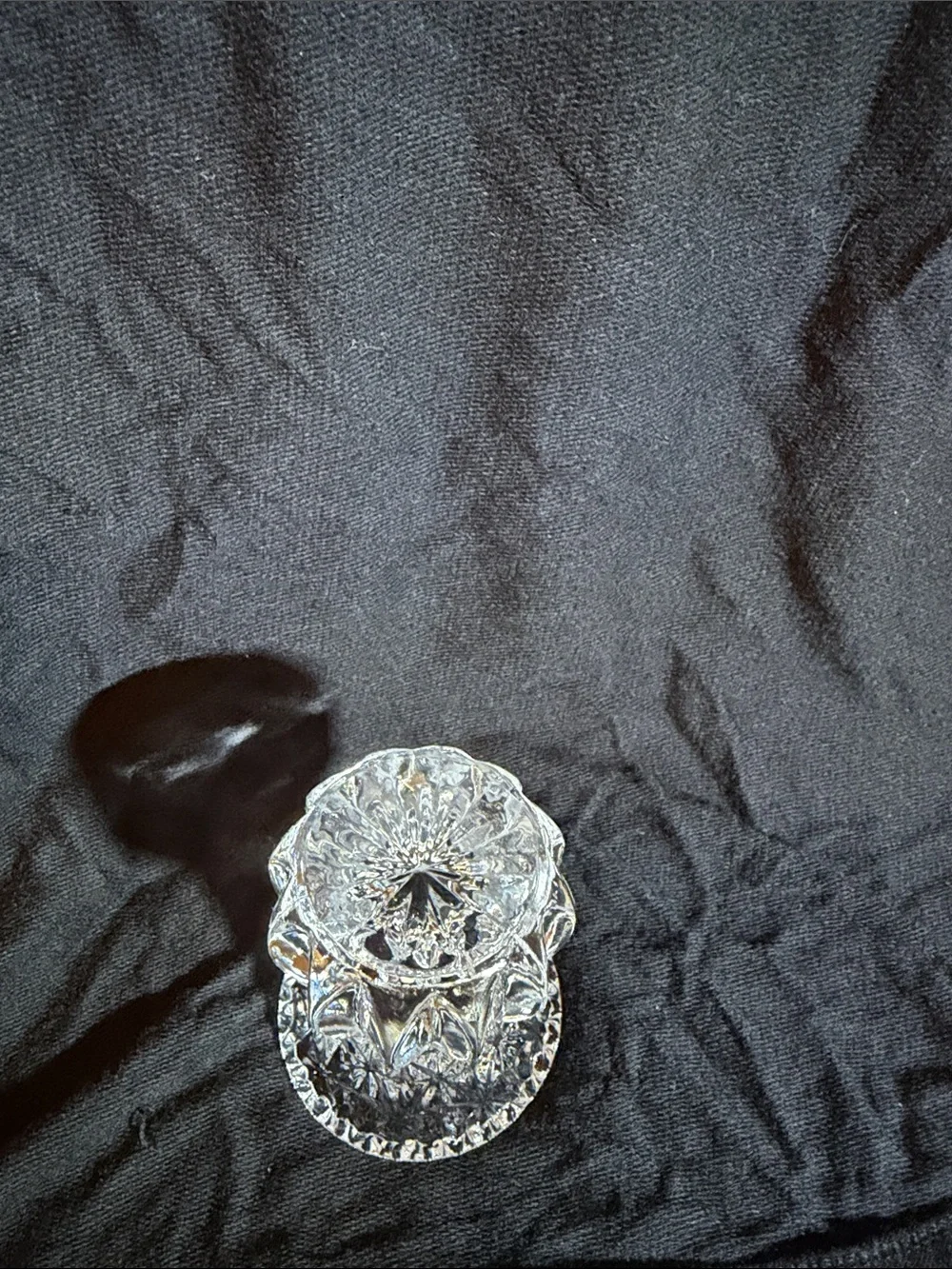 Princess house crystal tooth pick holder bud vase